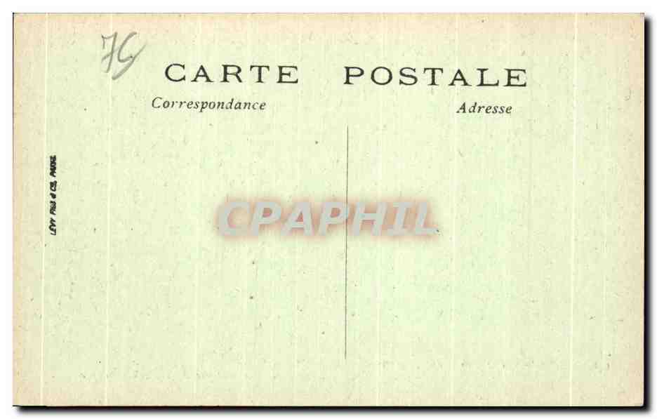 CPA Dieppe Vue generale du Port et Pont de la Poissonnerie Bateau — Rückseite