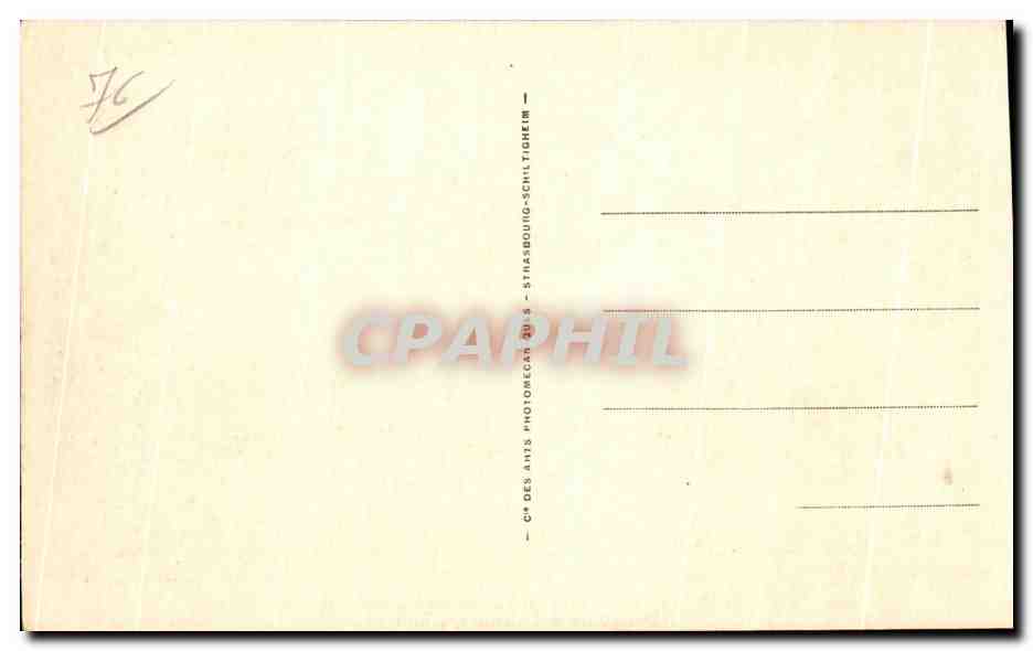 CPA Saint Valery en Caux Effet de vague — Rückseite