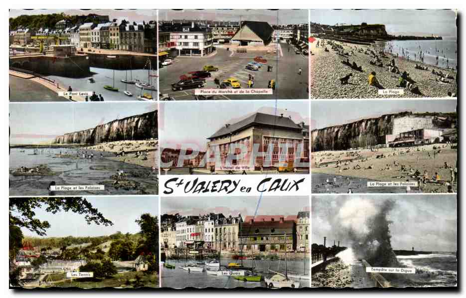 Saint-Valery-en-Caux — vue panoramique — Bromocolor, n°10