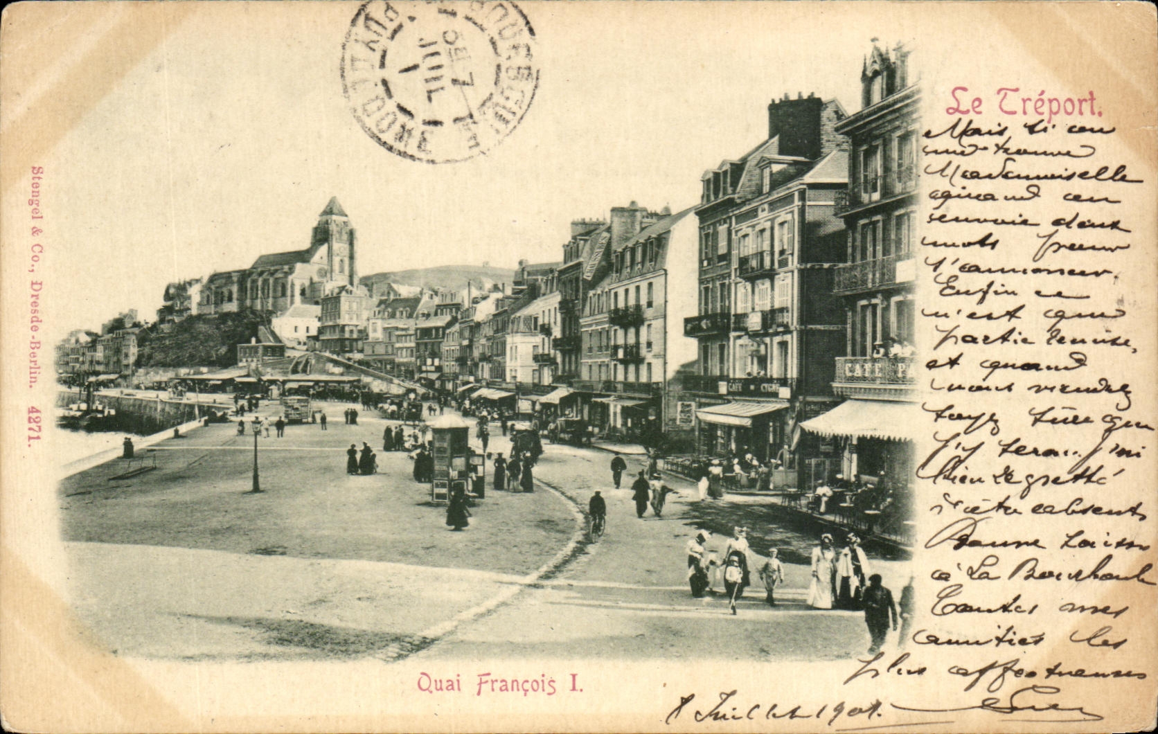 CPA Le Treport Quai Francois