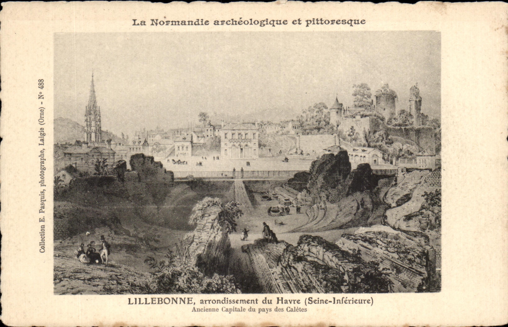 CPA Lillebonne Ancienne capitale du pays des Caletes