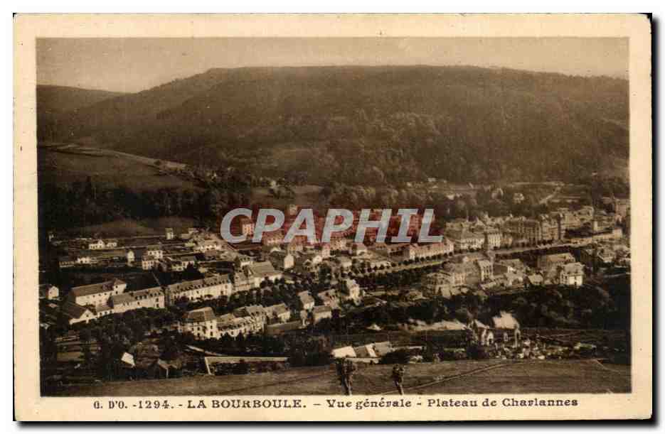 La Bourboule — Vue générale — Plateau de Charlannes — G. D'O. -1294