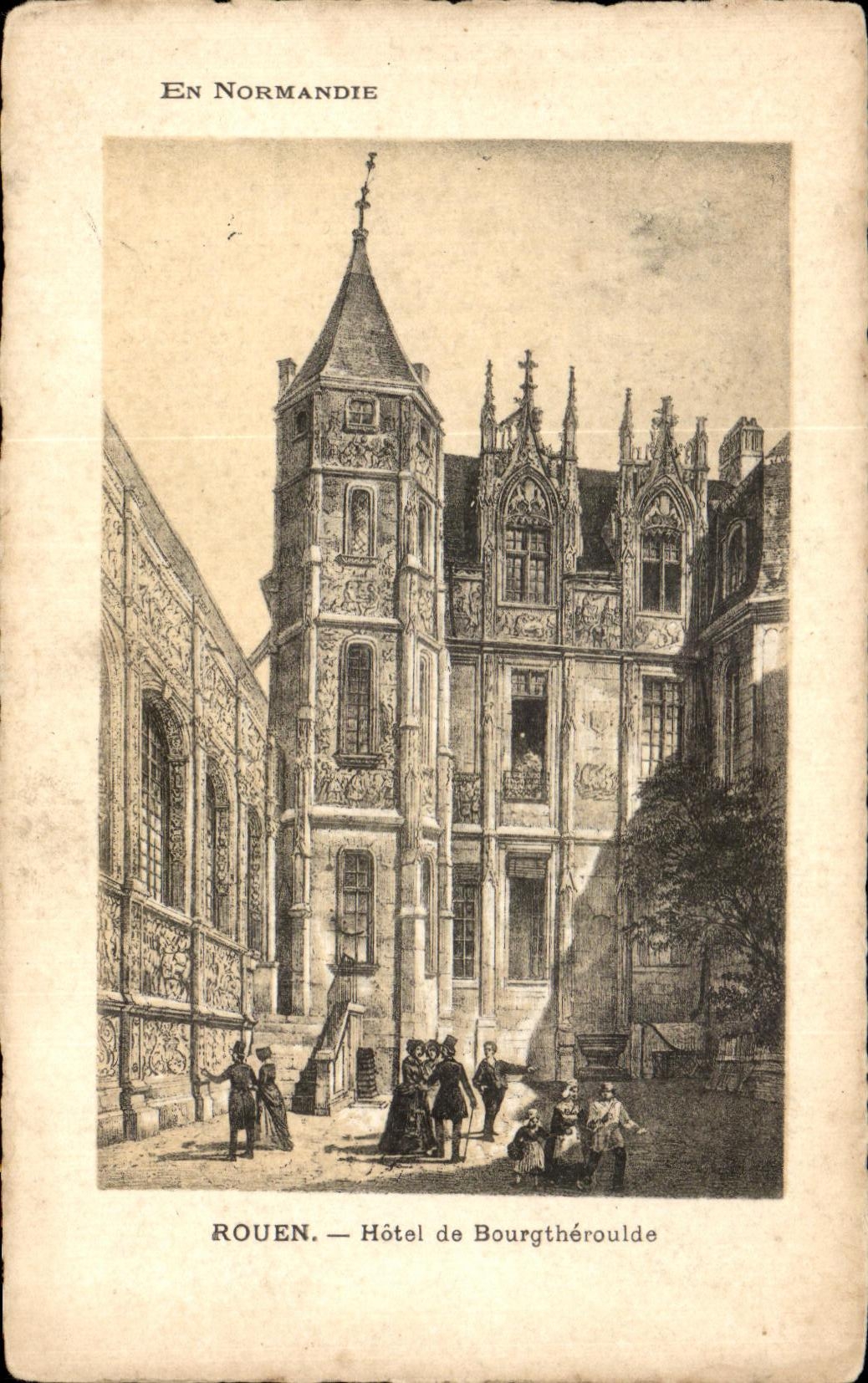 CPA Rouen Hotel de Bourgtheroulde