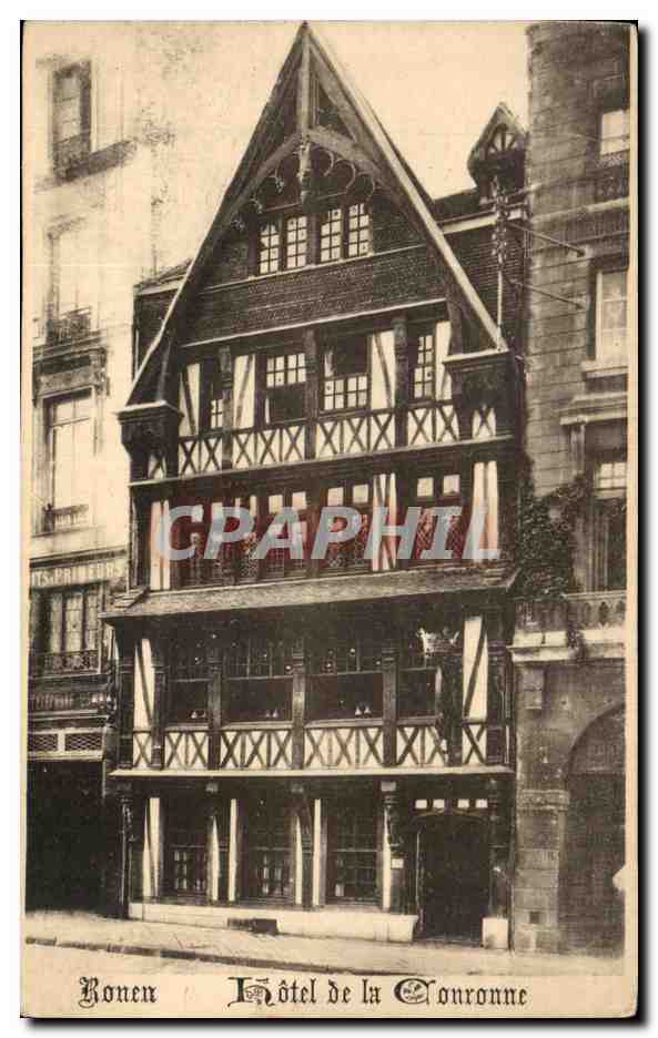 CPA Rouen Hotel de la Couronne