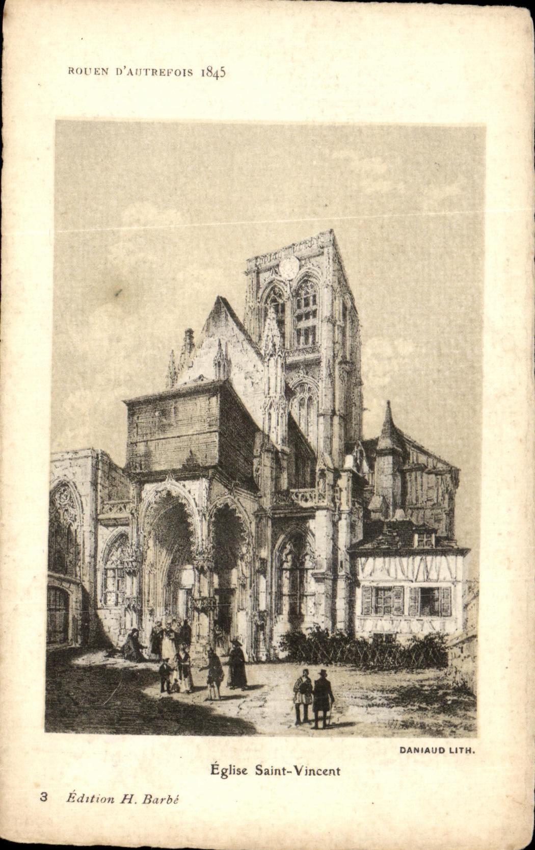 CPA Rouen D Autrepois Eglise Saint Vincent