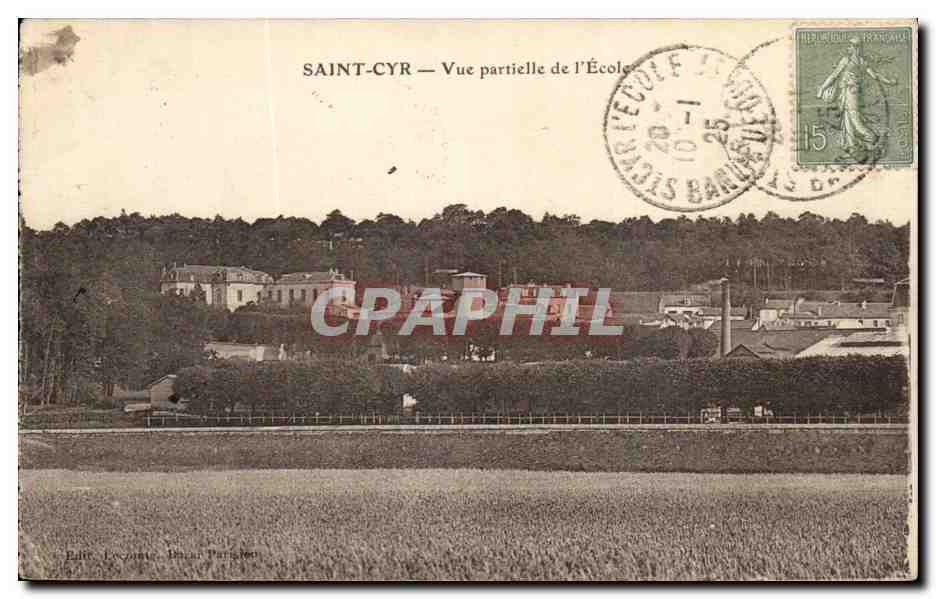 CPA Saint Cyr Vue partielle de I Ecole