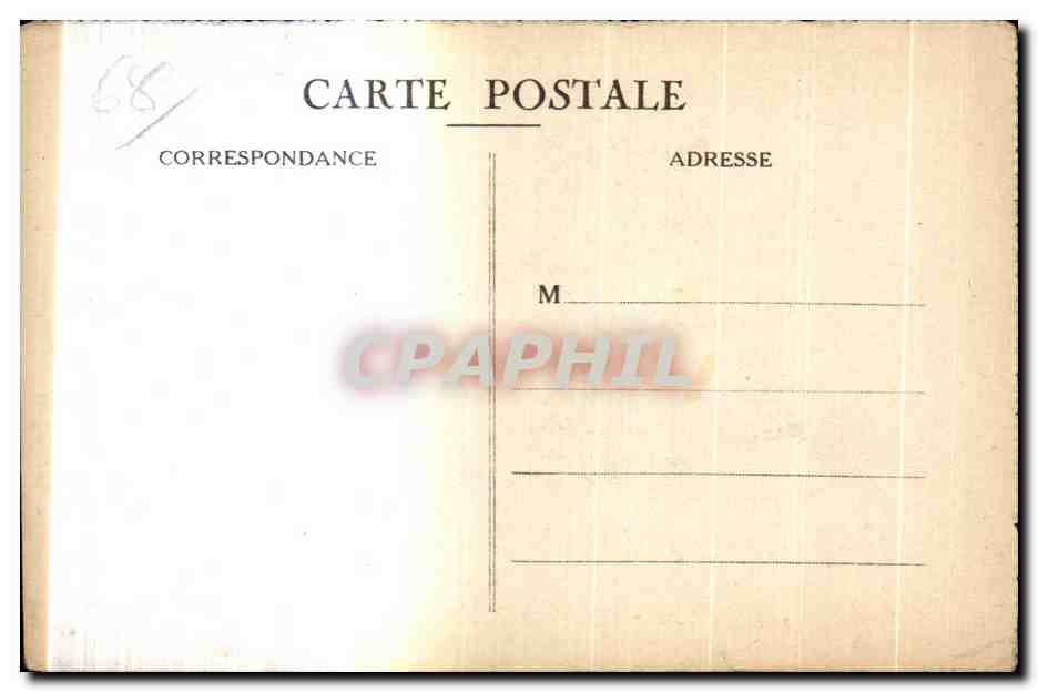 CPA Vieille Fontaine a Riquewihr Enfants — Verso