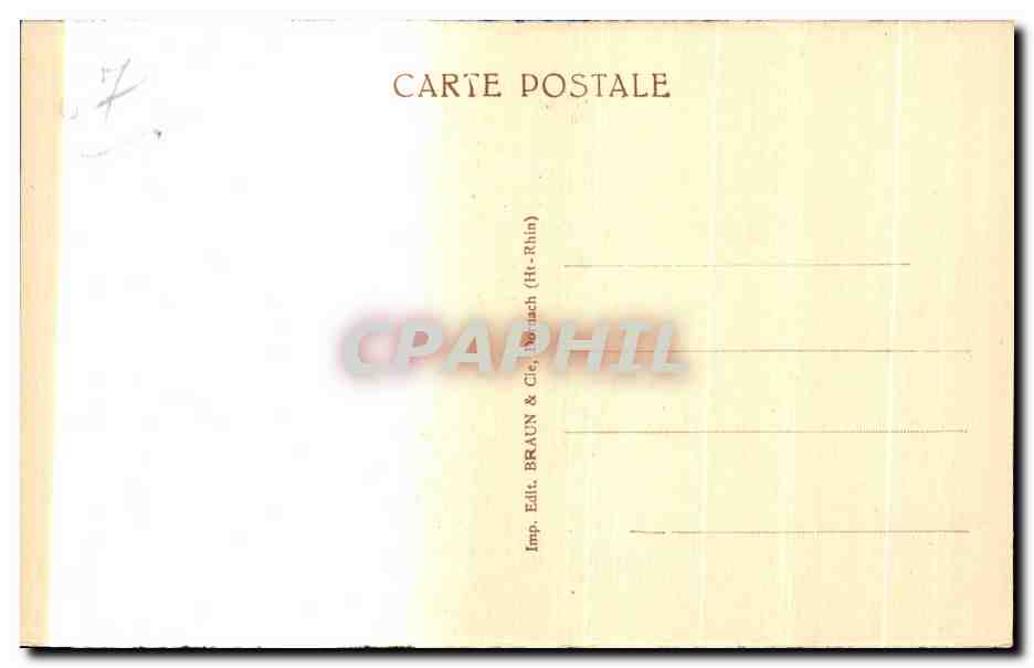 CPA Ech Lueo Was Ech Lueg Benjamin Vallotton Folklore Costume — Verso