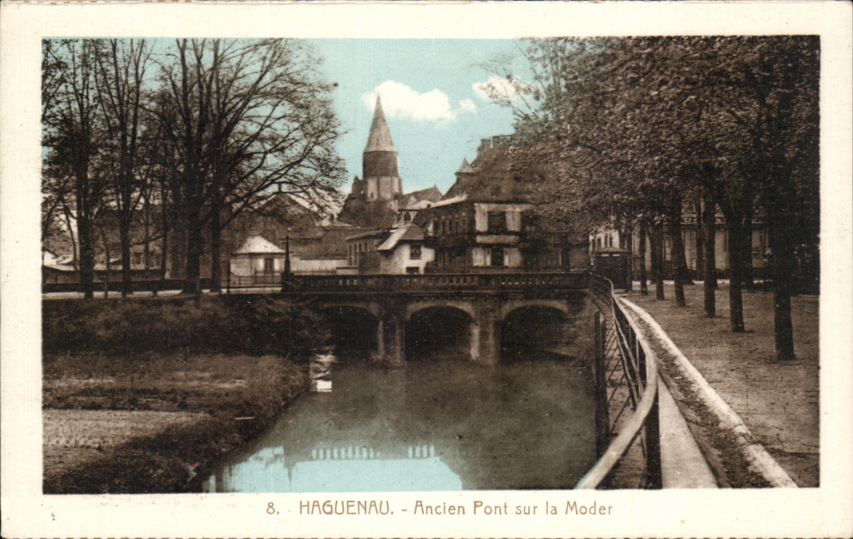 CPA Haguenau Ancien Pont sur la Moder