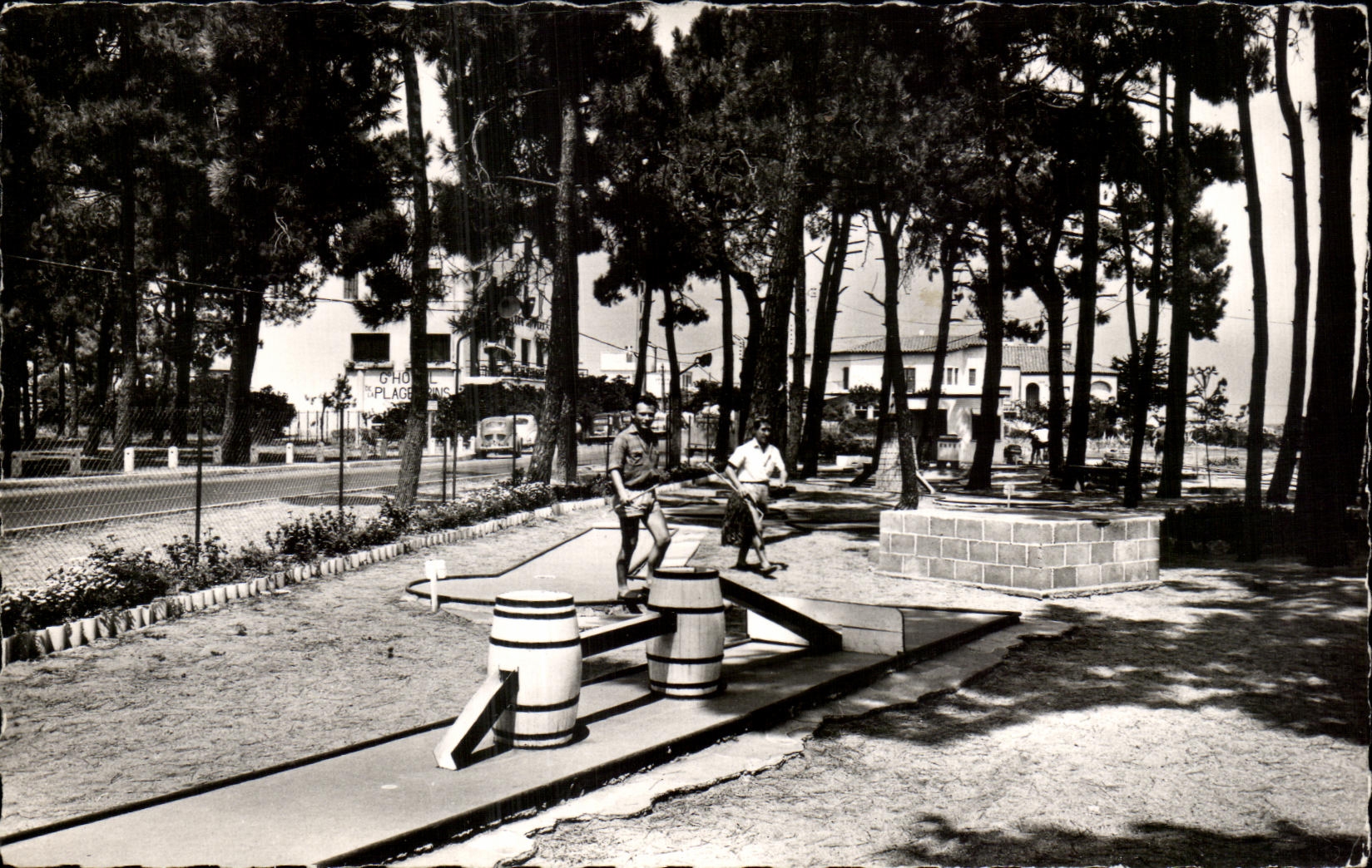 CPA Argeles sur Mer Le Golf Miniature sous la pinede