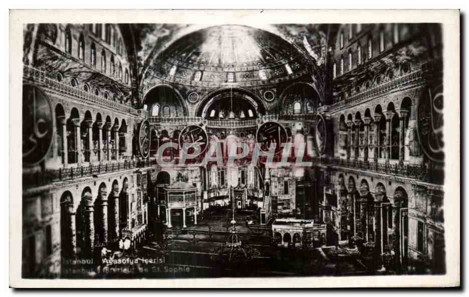 CPA Agasofya igerisi Turquie Turkey Istanbul