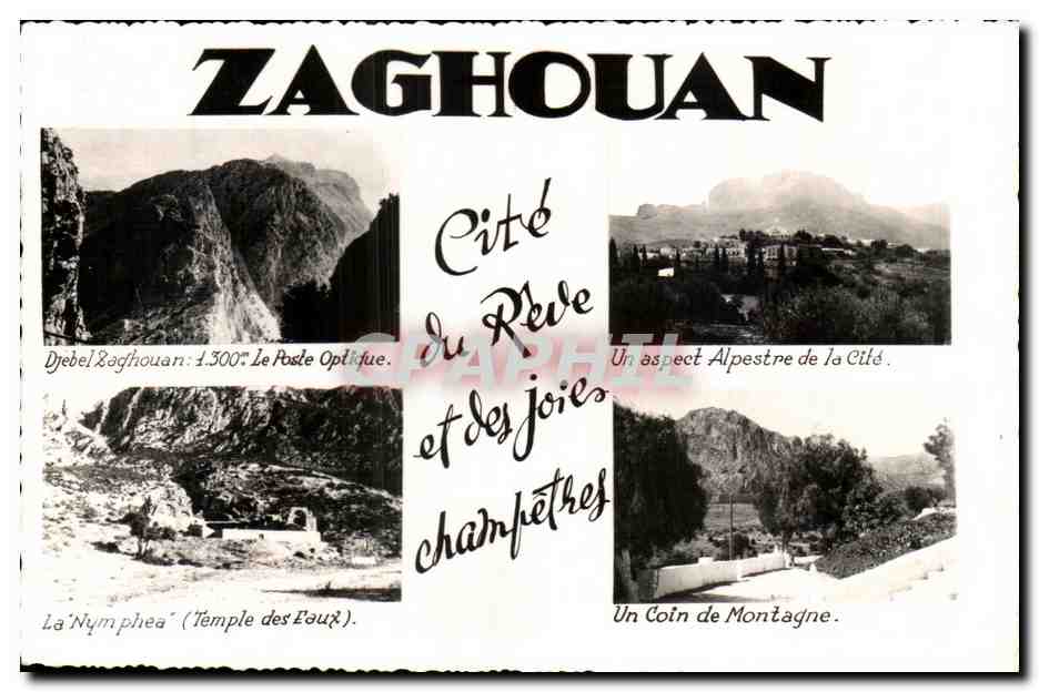 CPA Zaghouan Cite du Reve et des joies Champetres Tunisie