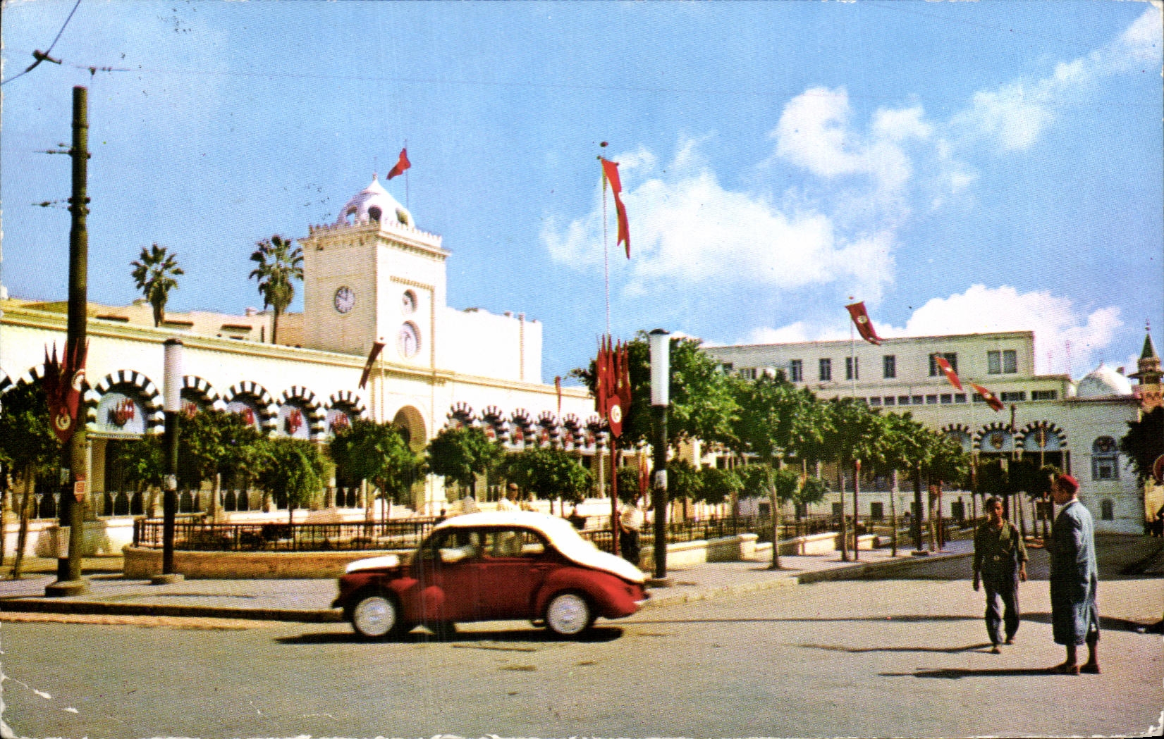 CPA Tunis Place du Government Tunisie
