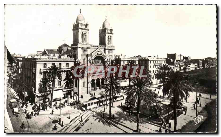 CPA Tunis La cathedrale Tunisie