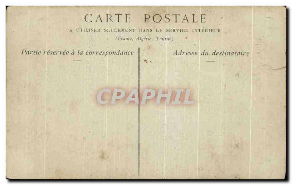 CPA Tunisie Chameau Camel Tunisie — Rückseite