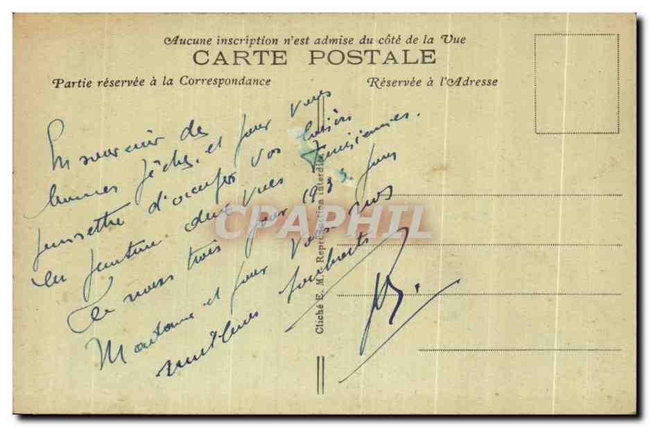 CPA Tunis Mosquee des Teinturiers Tunisie — Rückseite
