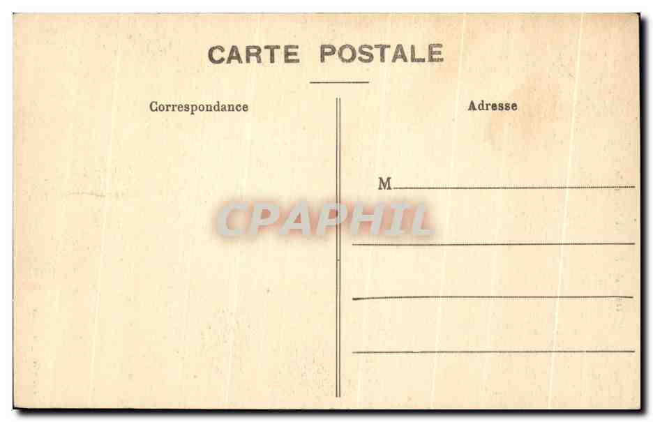 CPA Tunis Rue Souk el Belat Tunisie — Verso