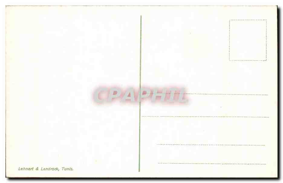 CPA Spahis Tunisie Cheval Horse Militaria — Verso