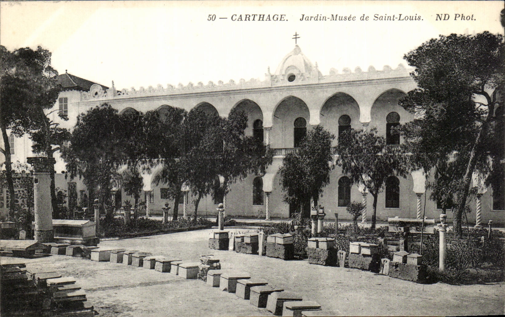 CPA Carthage Jardin Musee de Saint Louis Tunisie