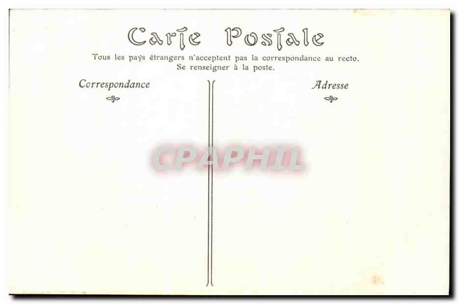 CPA Tunisie Tunis Mosquee de Sidi ben Arous — Rückseite