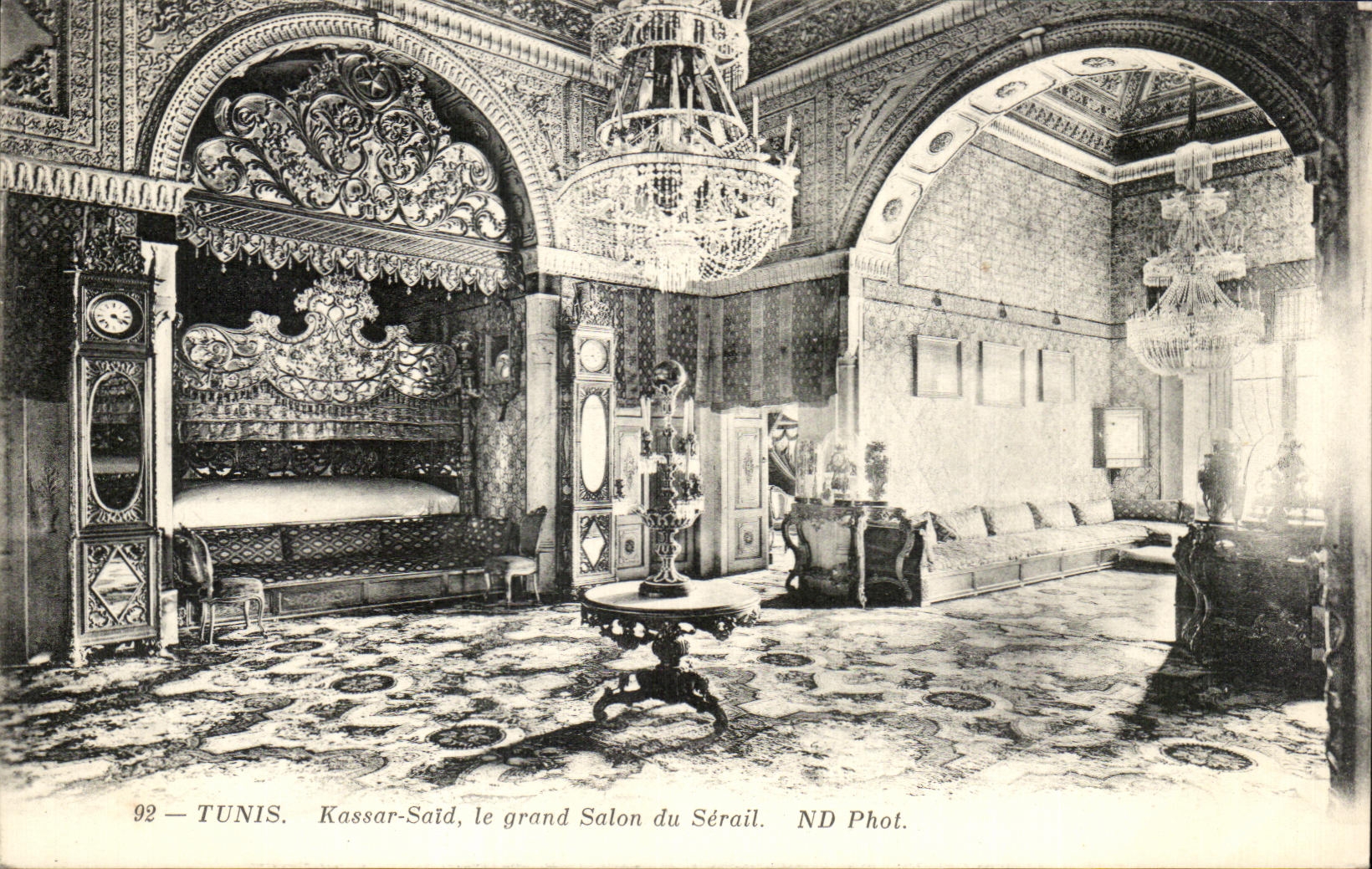 CPA Tunisie Tunis Kassar Said le grand Salon du Serail 