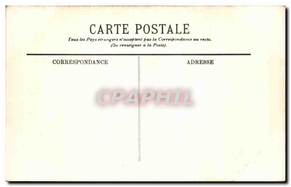 CPA Tunisie Tunis Porte Bab el Khadra — Verso