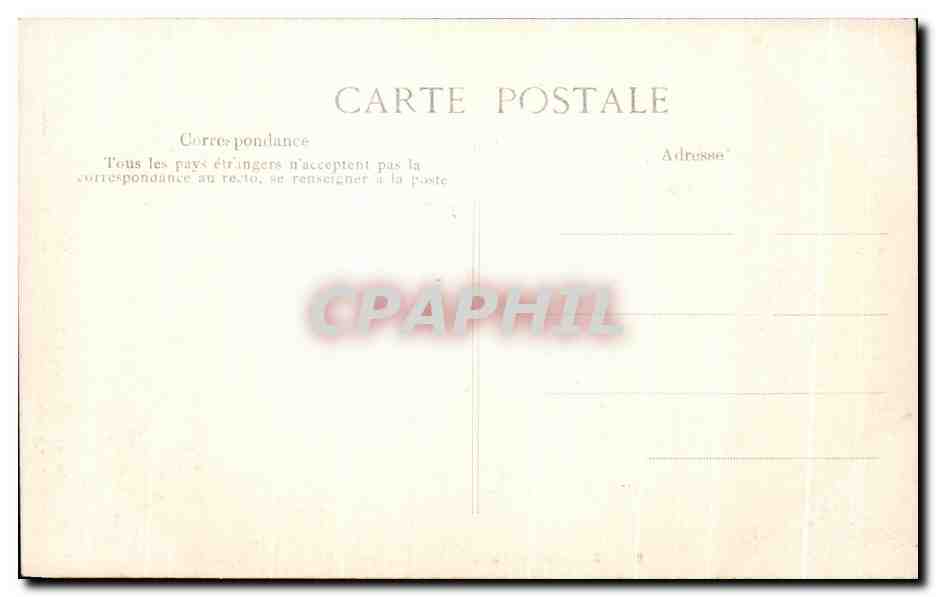 CPA Tunisie Carthage Etablissement des Peres Blancs et la Primatiale — Rückseite