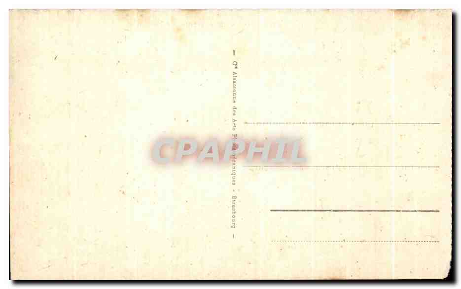 CPA Tunisie Tunis Avenue de France — Verso