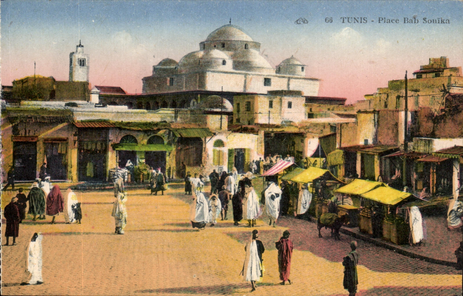 CPA Tunisie Tunis Place Bab Sonika