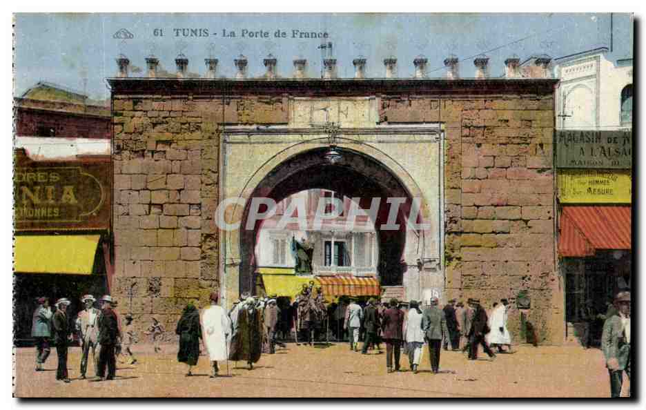 CPA Tunisie Tunis La Porte De France