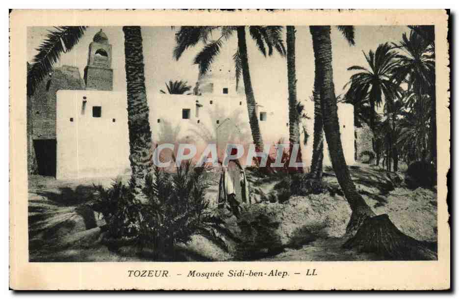 CPA Tunisie Tozeur Mosquee Sidi ben Alep