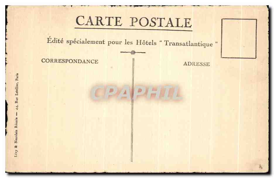 CPA Tunisie Tozeur Mosquee Sidi ben Alep — Rückseite