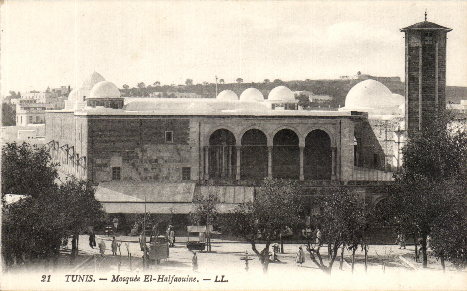 CPA Tunisie Tunis Mosquee Et Halfaouine