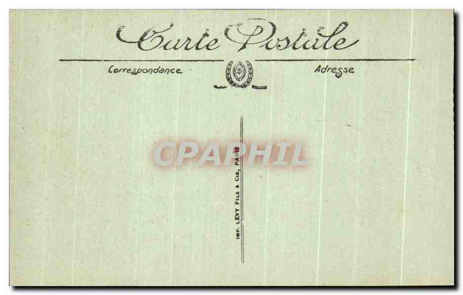 CPA Tunisie Tunis Majestic Hotel — Verso