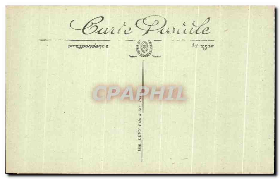 CPA Tunisie Carthage Anciennes citernes romaines de la Malga et la Primatiale — Rückseite