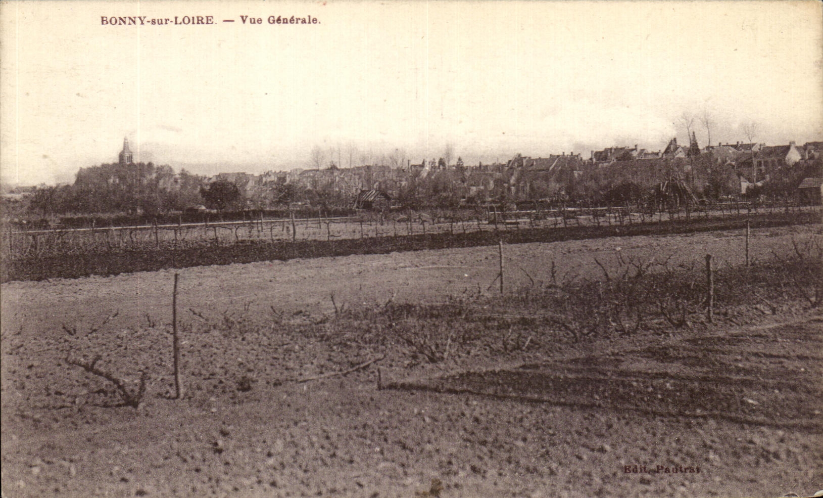 BONNY-sur-LOIRE — Vue Générale — Edit. Partrès