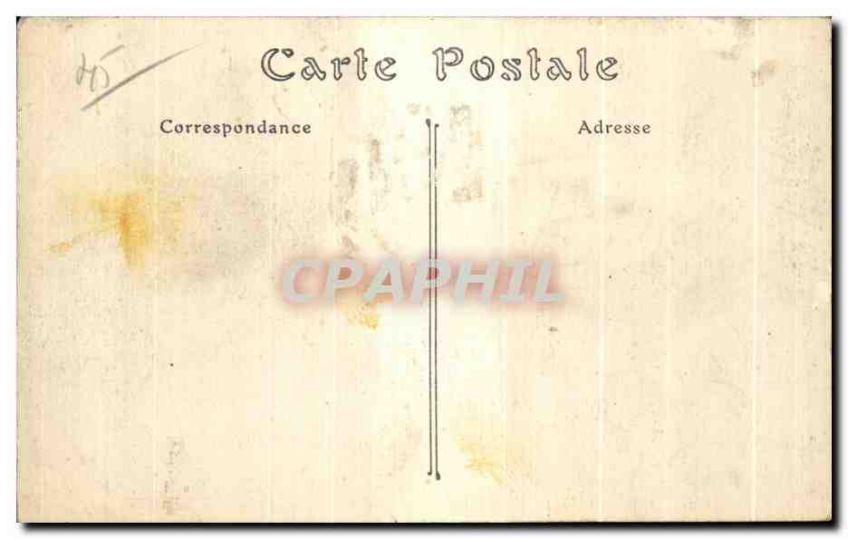 CPA Montargis Le Canal — Rückseite