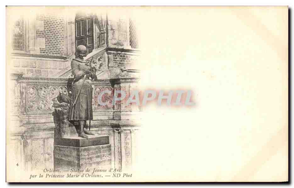 CPA Orleans Statue de Jeanne d arc par le princesse Marie d Orleans 
