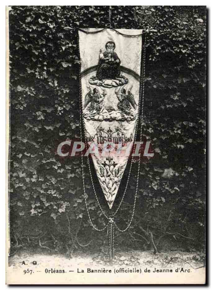 CPA Orleans La Banniere de Jeanne d Arc