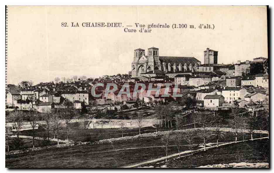 CPA La Chaise Dieu Vue generale Cure d air