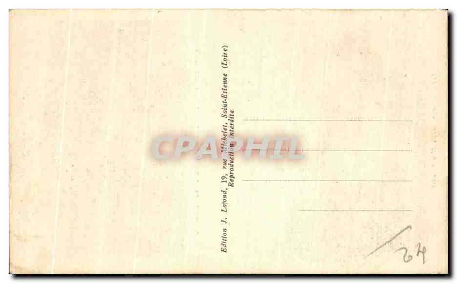 CPA Rocehetaillee Station estivale Vue Generale Souvenir De Rochetaillee — Rückseite