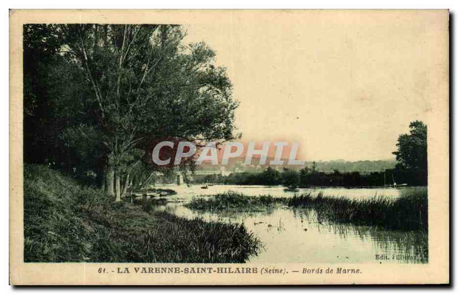 CPA La Varenne Saint Hilaire Bords de Marne