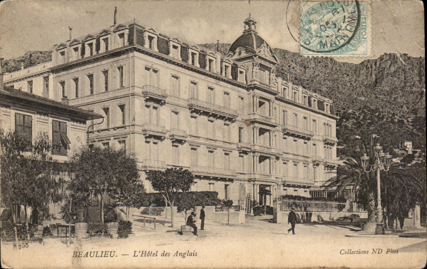 CPA Beaulieu L Hotel des Anglais