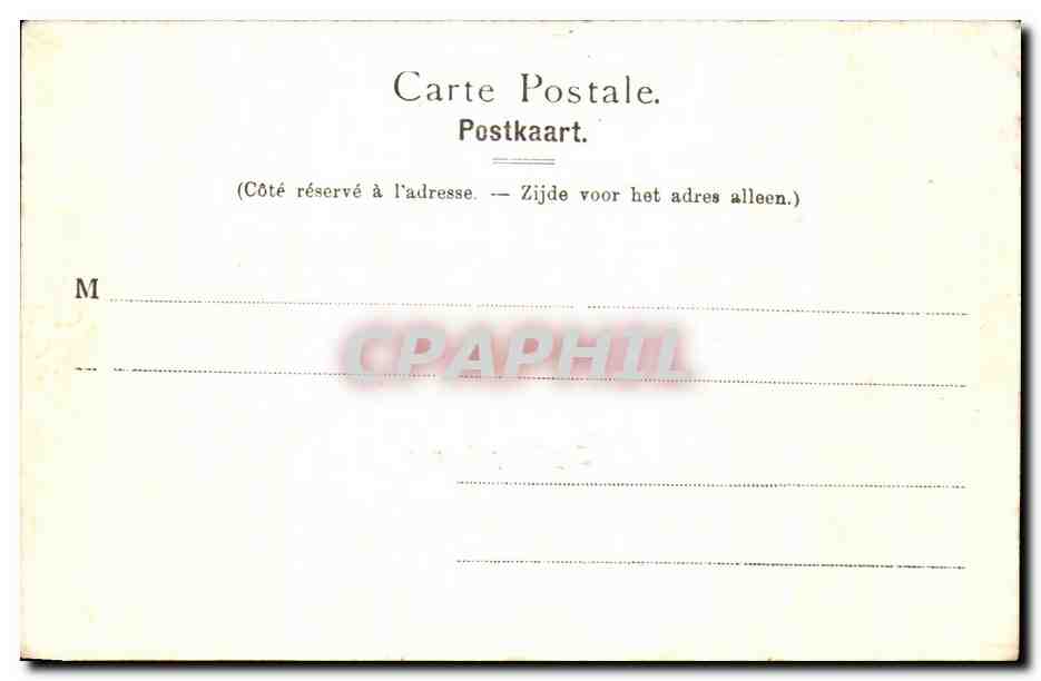 CPA Les bains de mer — Rückseite