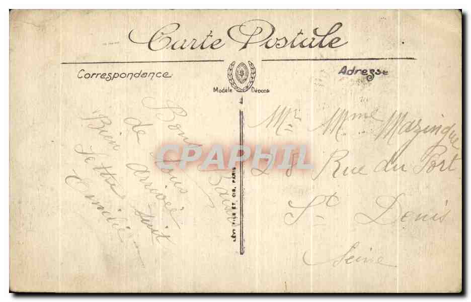 CPA Une Baigneuse Femme  — Rückseite