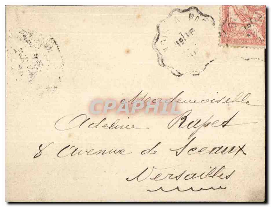 Lettre de faire part Mouchon 1903 