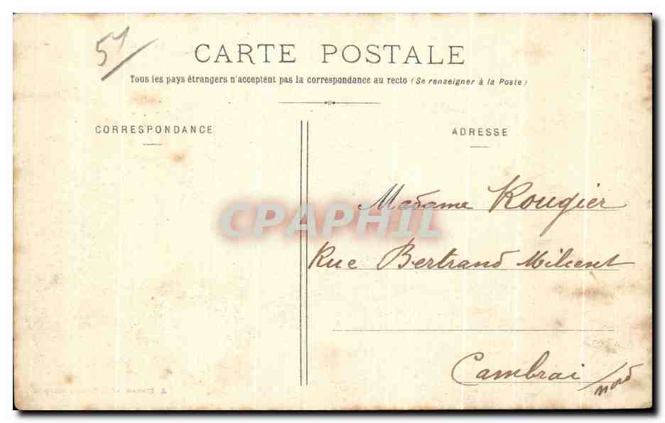CPA Vitry le Francols Porte du pont  — Verso