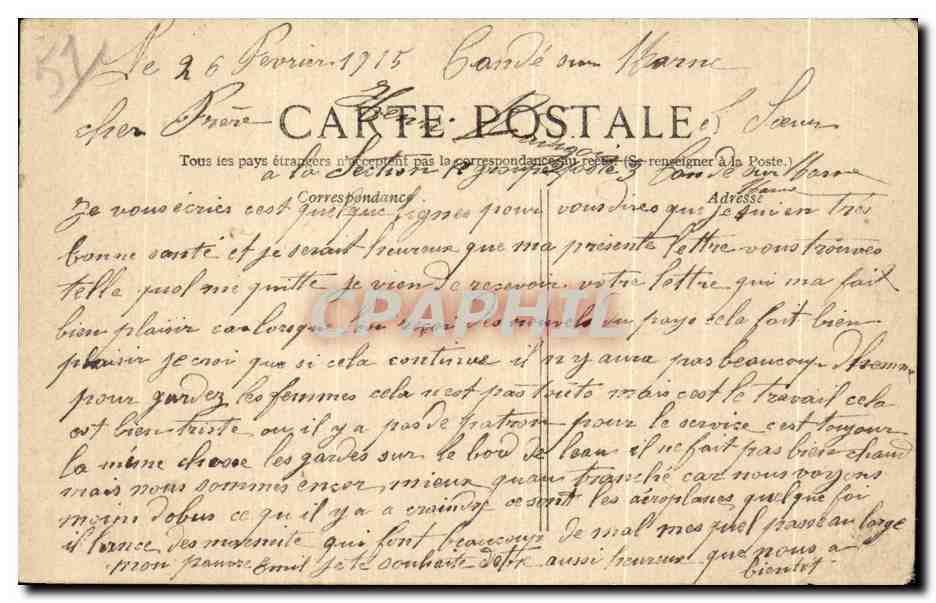 CPA Guerre Sur L Yser Sous la rafale Militaria  — Rückseite