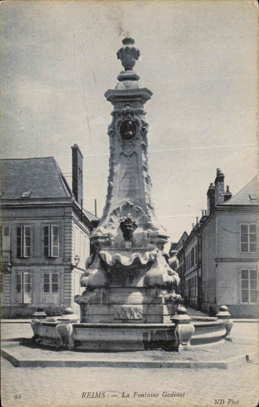 Reims — La Fontaine Godinot — ND Phot