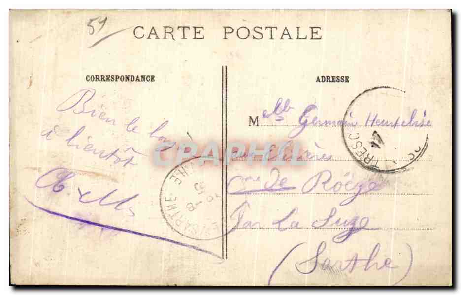 CPA La Grande Guerre Les Ecoles de Suippes (Marne) apres leur bombardement Militaria  — Rückseite